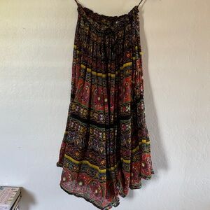 boho flowey maxi skirt | one size